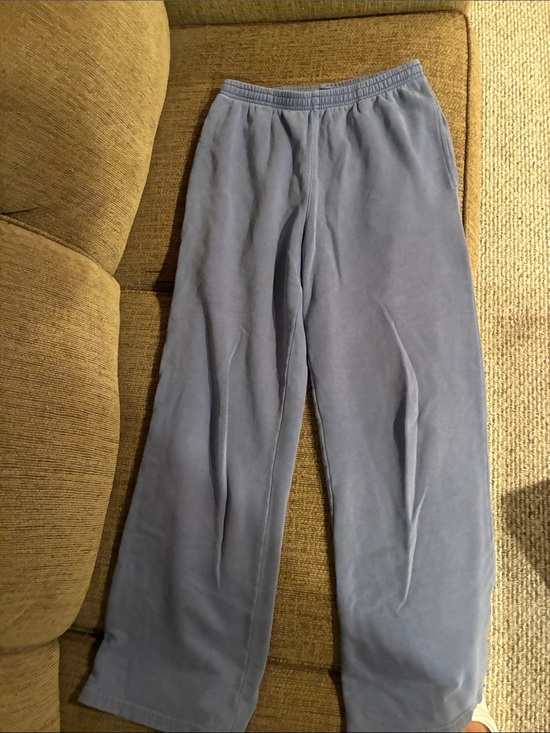 Brandy Melville Pants - Brandy Melville Relaxed Fit Light Blue Lounge Pants